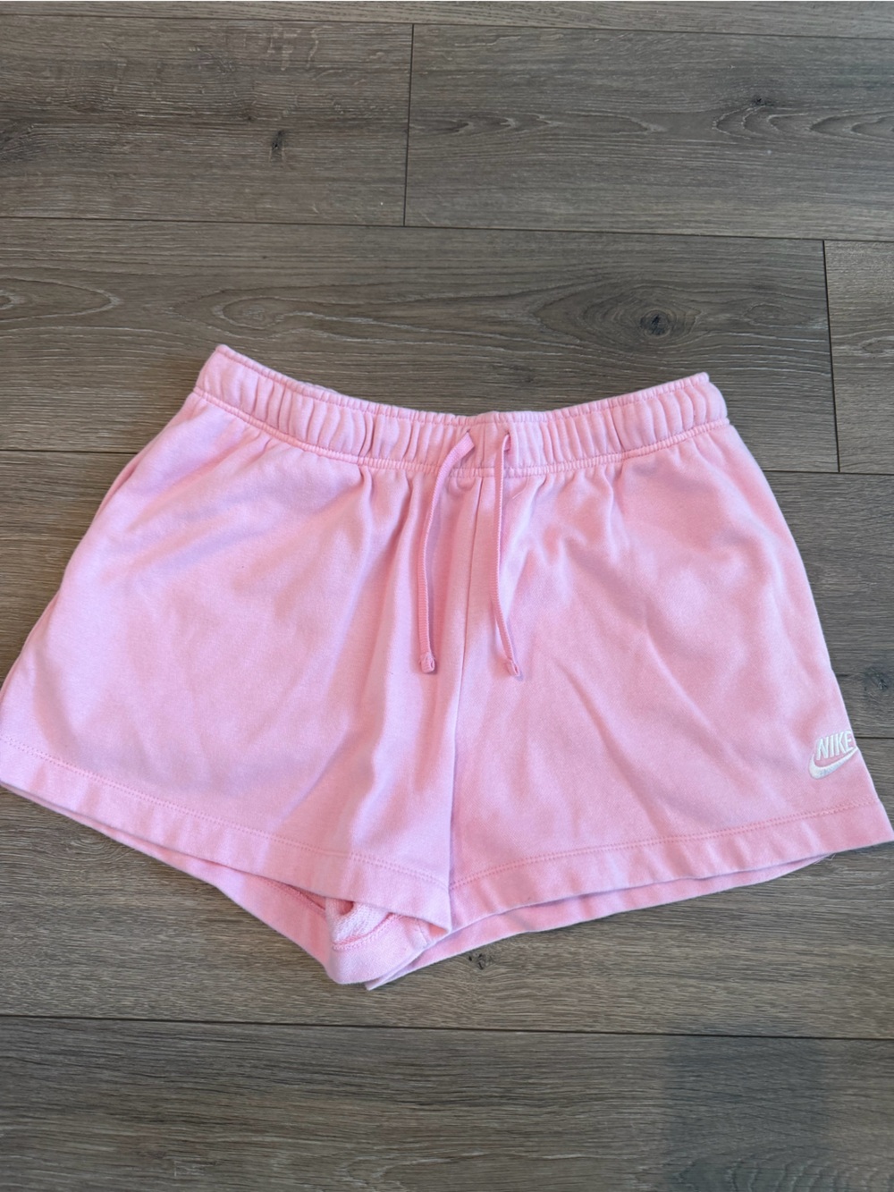 Nike Women’s Light Pink Drawstring Athletic Shorts
